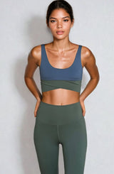 SEA STORM SET - Aspire Bra & Ascend Leggings Sea Green